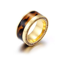 Edelstahl Schmuck Gold Ringe Mode Ring (hdx1128)